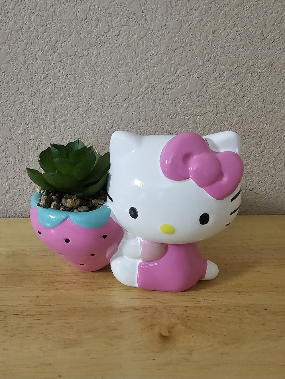 Hello Kitty Faux Strawberry Succulent